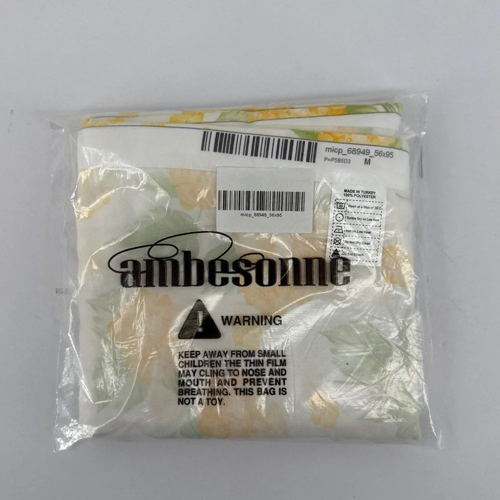 Ambesonne Yellow Hydrangea Floral Window Curtains 2 Panel Set 56x95 Microfiber